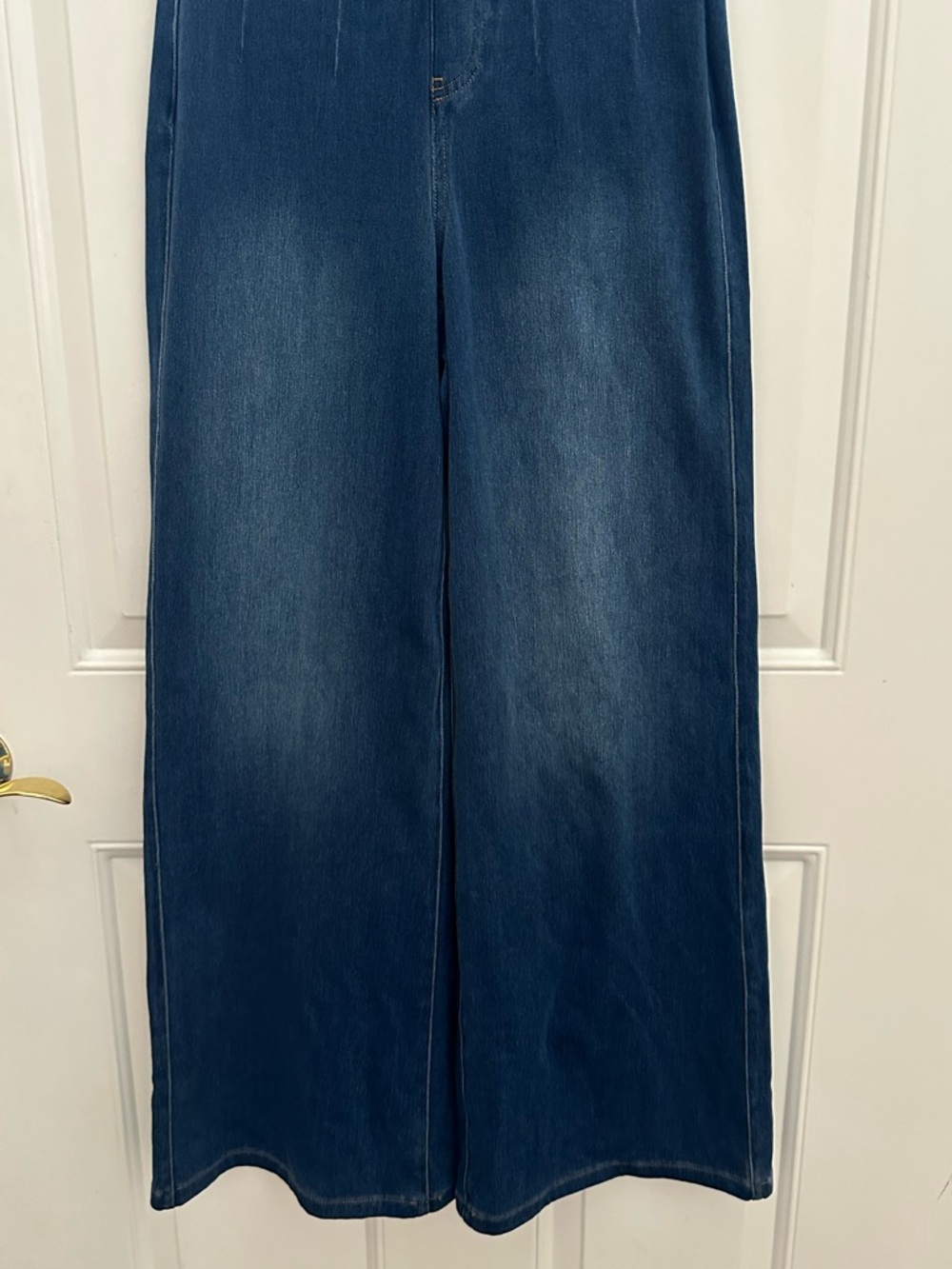 Halara Flex High Waisted Tummy Control Wide Leg Casual Jeans with Pockets - Picture 9 of 11